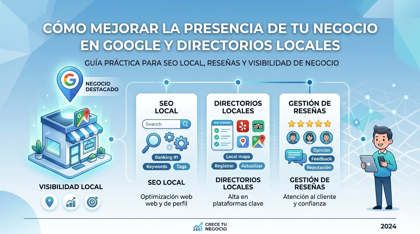 Cómo mejorar la presencia de tu negocio en Google y directorios locales
